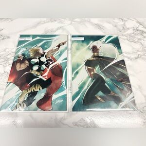 Marvel Comics - Avengers #17 Storm Cover; #15 Immortal Thor Cover